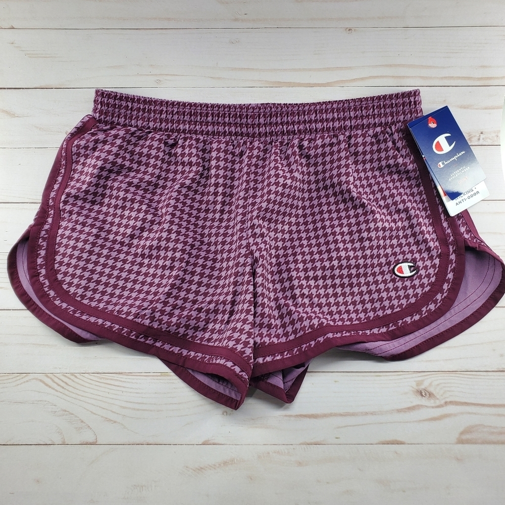 Champion Womens Purple Size S Mesh Lined Athletic Running 3.5 Inch Shorts‎